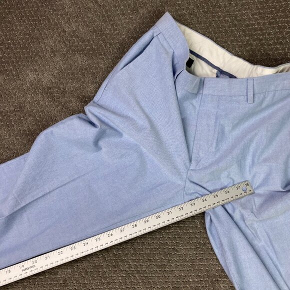 J. CREW Ludlow Slim Pants Men's 34 x 34 Fits 34.5 x 32.5 Light Blue Cotton - Picture 13 of 14